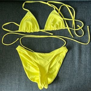 Highlighter Yellow Frankie’s Bikini Set